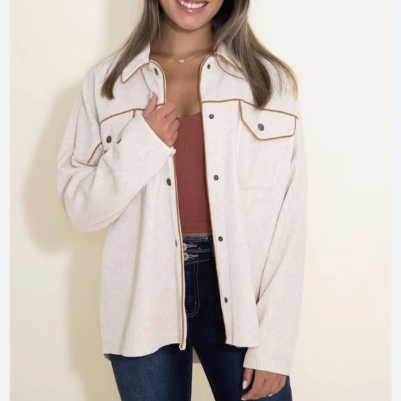 Ribbed Shacket - Picture 2 of 4